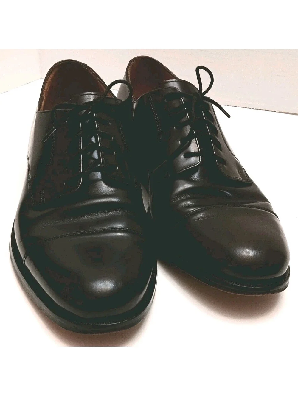 Cole Haan Mens Caldwell C02702 Burgundy Leather Oxford Dress Shoes Size 10.5 D